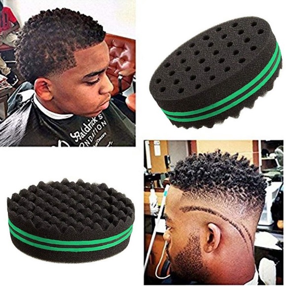 Accessories 2 Pack Green Unisex Coil Wave Sponge Brush Nwt